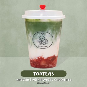 Torteas (Strawberry Matcha Latte)
